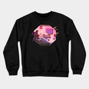 Cosy computer time Crewneck Sweatshirt